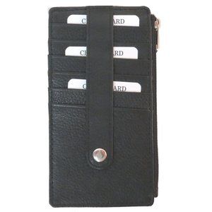 Genuine Cowhide Leather Ladies Bag Card  wallet # 7638